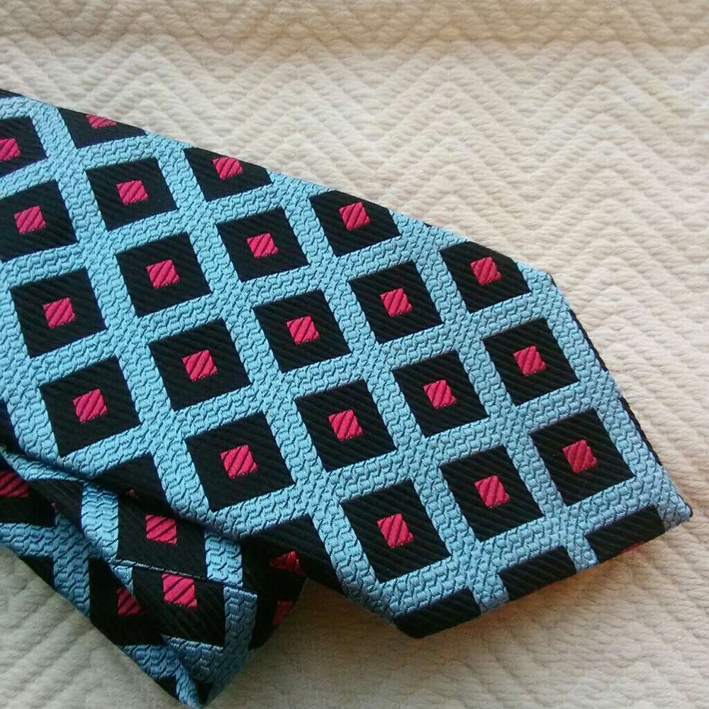 Rare Duchamp London UK Luxury Jacquard Silk Tie - Picture 7 of 8